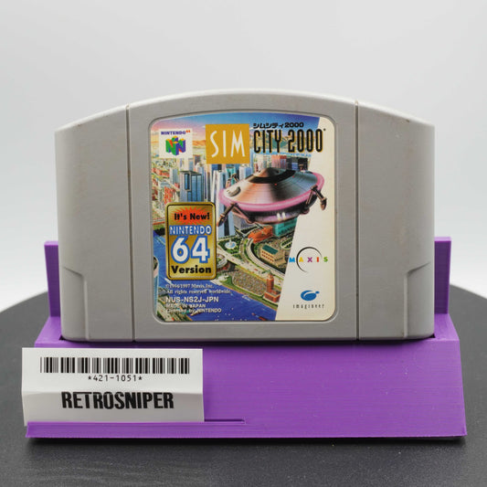 Sim City 2000 (421-1051) Nintendo 64 - 1997 Japan