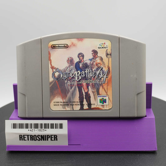 Ogre Battle 64: Person of Lordly Caliber (421-1025) Nintendo 64 - 1999 Japan