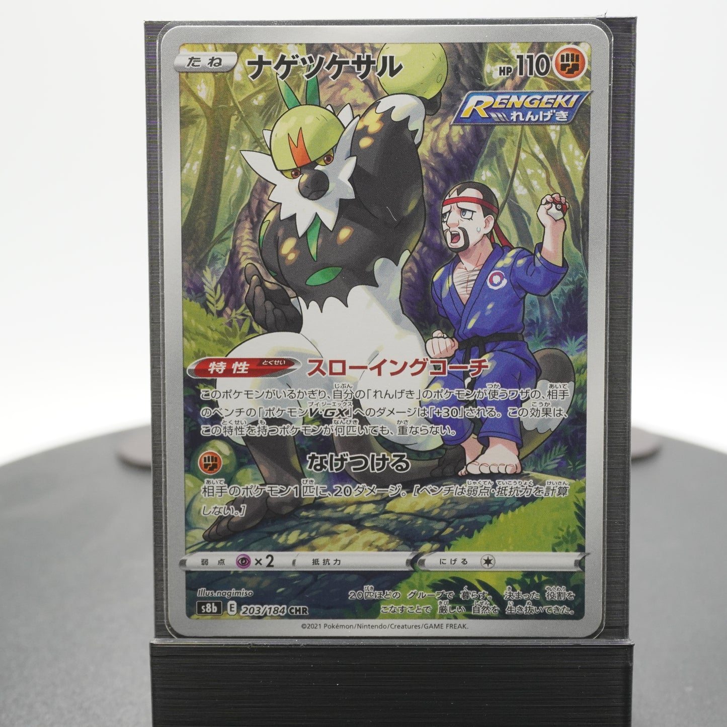 Passimian Secret Character Rare 210/184 CHR S8b VMAX Climax Pokemon Card TCG Japanese