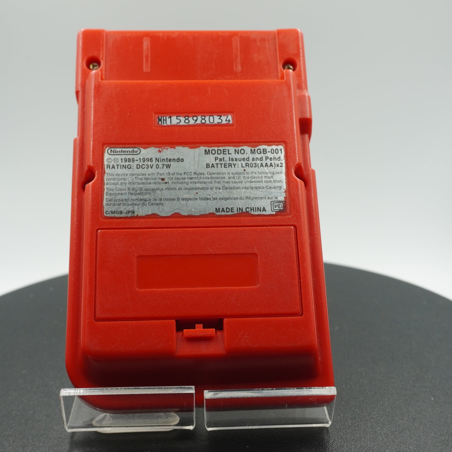 Game Boy Pocket Red (GBP-16801) - 1996 Japan
