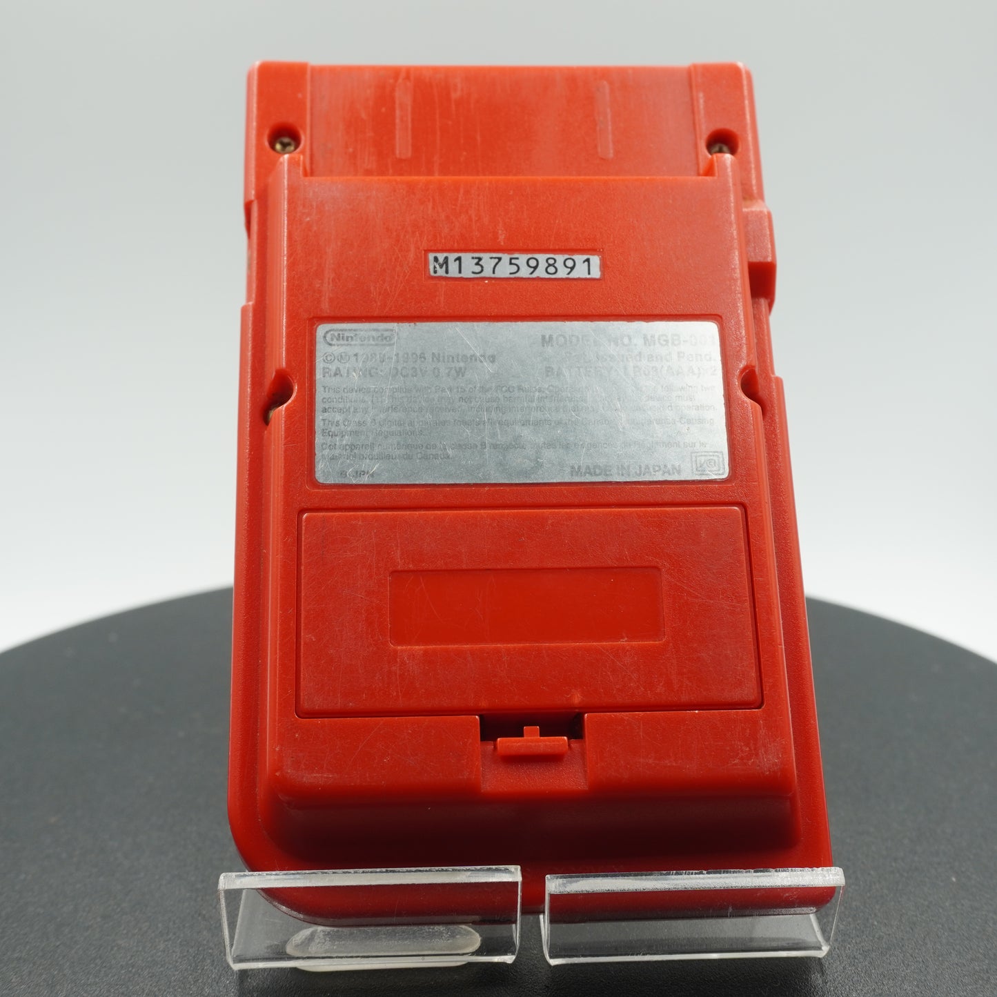 Game Boy Pocket Red (GBP-16803) - 1996 Japan