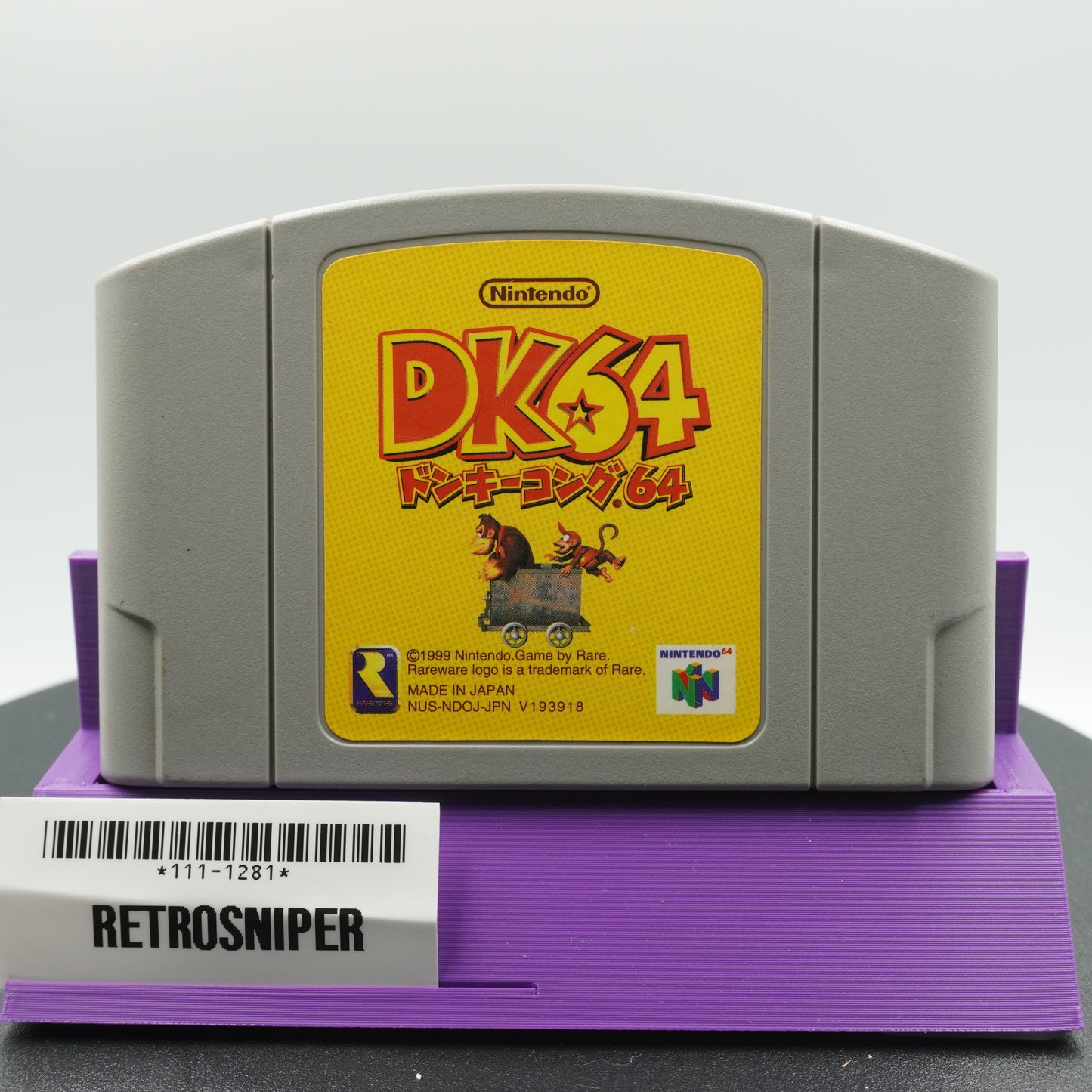 Donkey Kong 64 (111-1281) Nintendo 64 - 1999 Japan