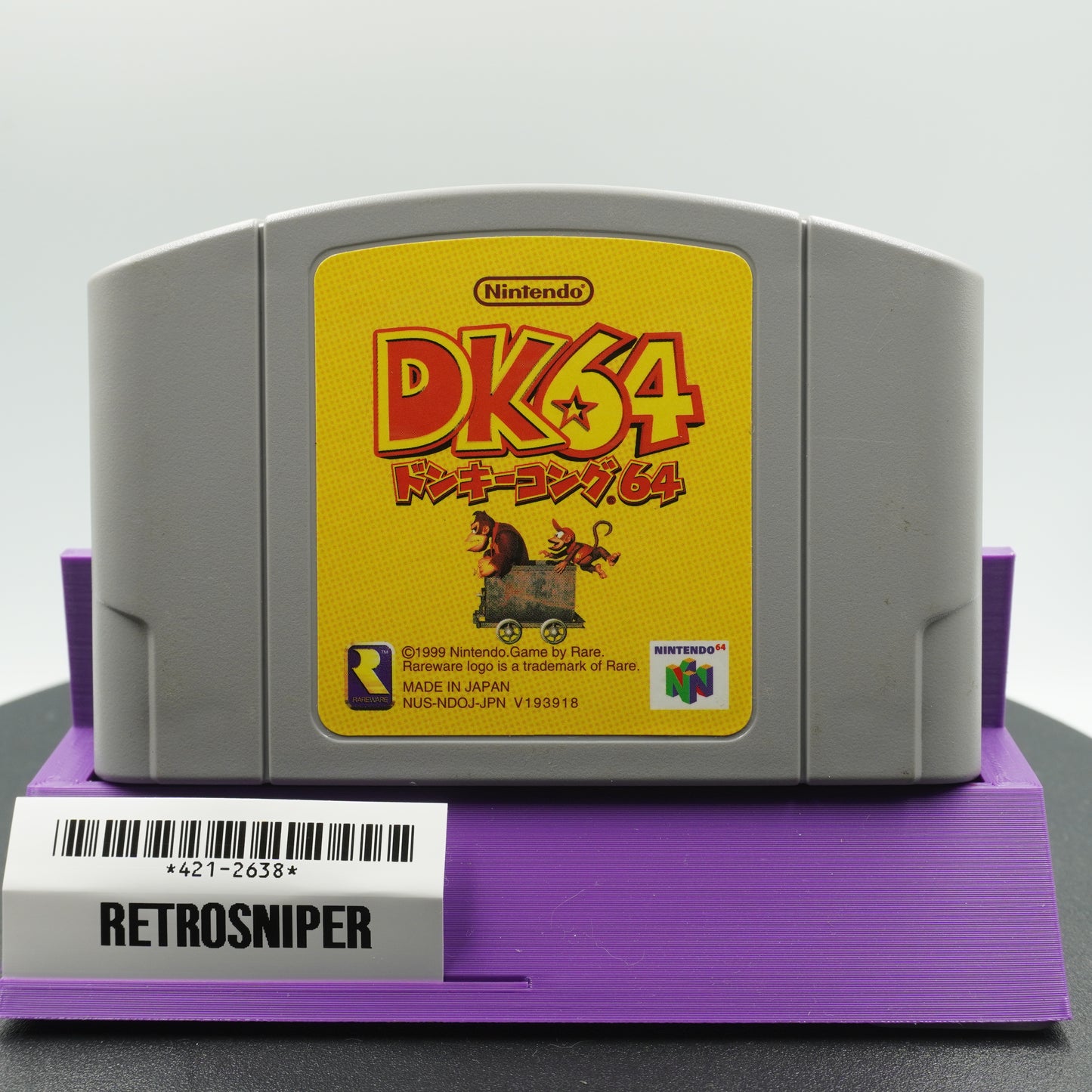 Donkey Kong 64 (421-2638) Nintendo 64 - 1999 Japan