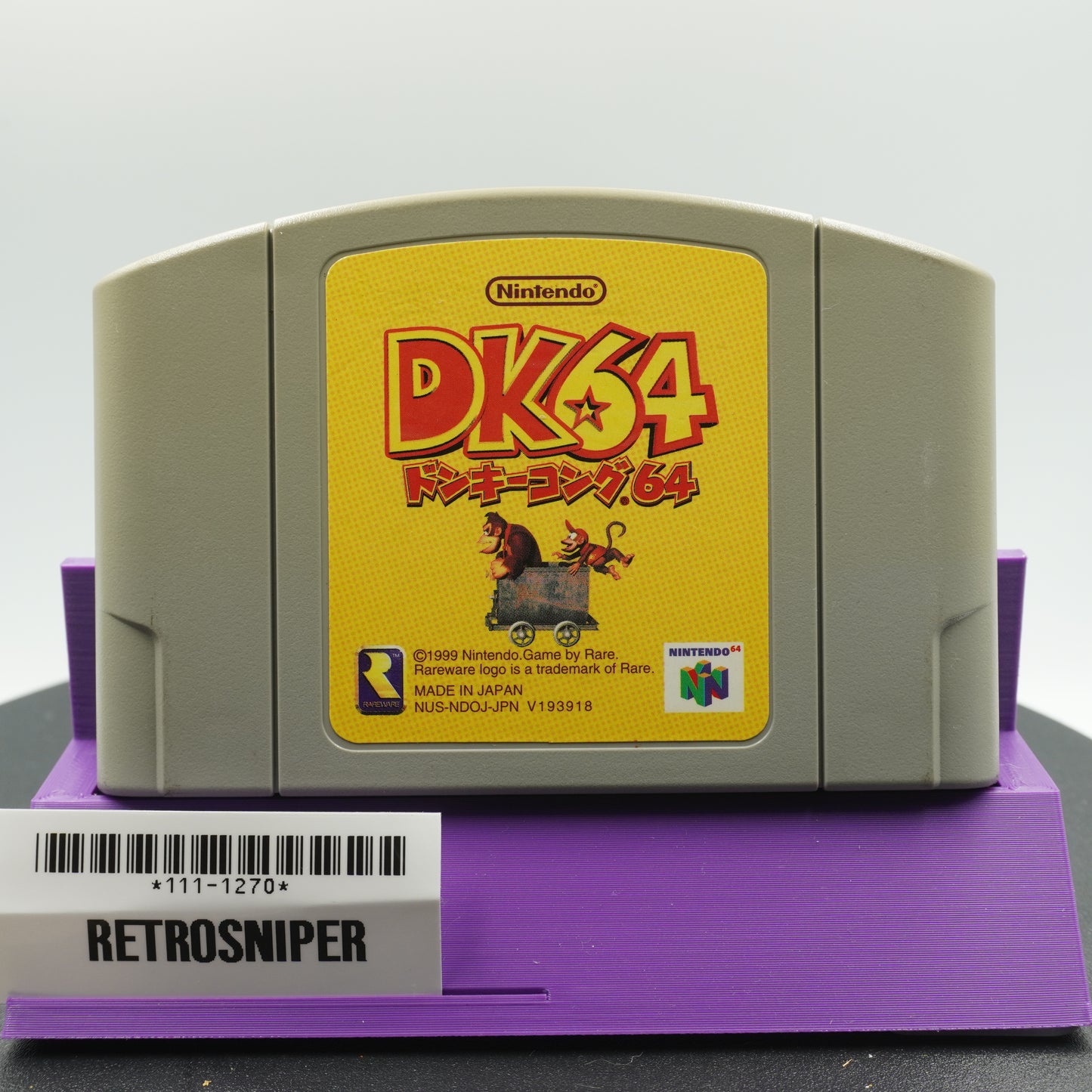 Donkey Kong 64 (111-1270) Nintendo 64 - 1999 Japan