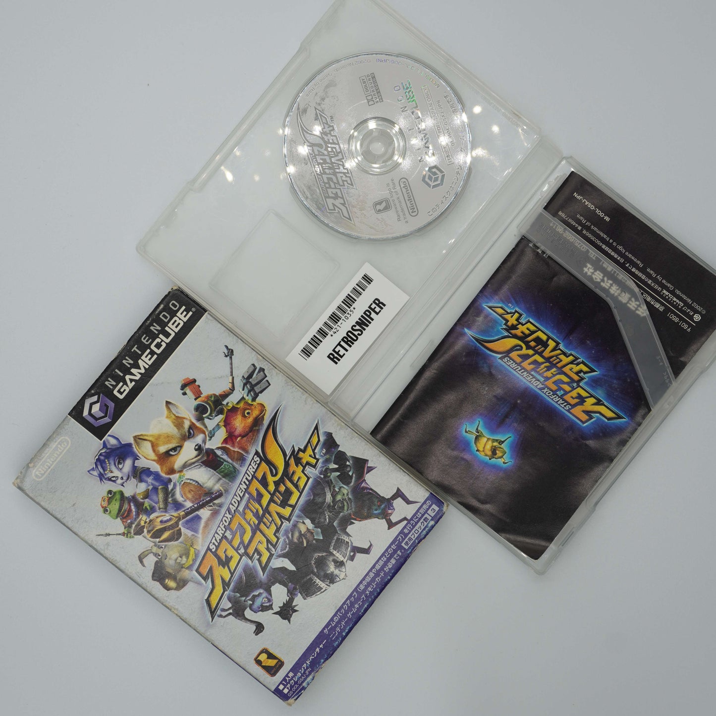 Complete In Box (CIB) Star Fox Adventures (421-1035) Gamecube - 2002 Japan