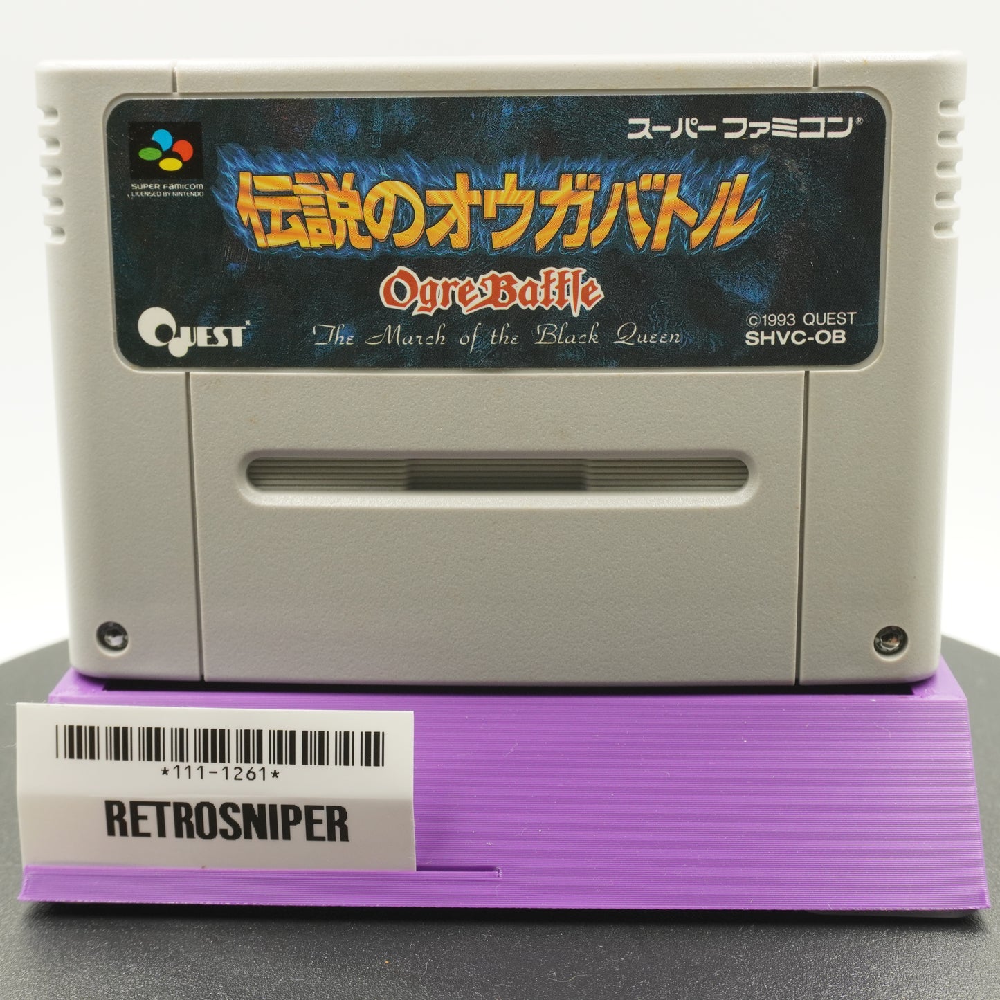 Ogre Battle: The March of the Black Queen (111-1261) Super Famicom - 1993 Japan