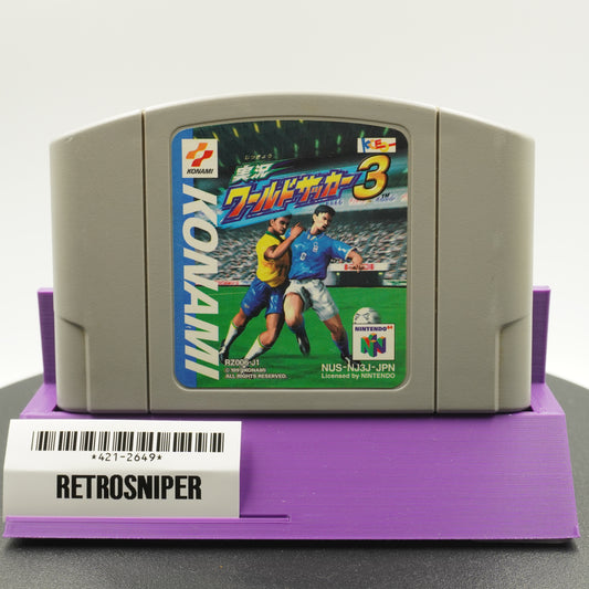 Jikkyou World Soccer 3 (421-2649) Nintendo 64 - 1999 Japan