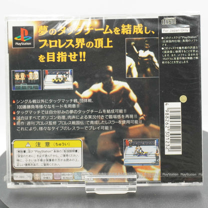 (Sealed NEW) Pro Wrestling Sengokuden: Hyper Tag Match Playstation - 1997 Japan