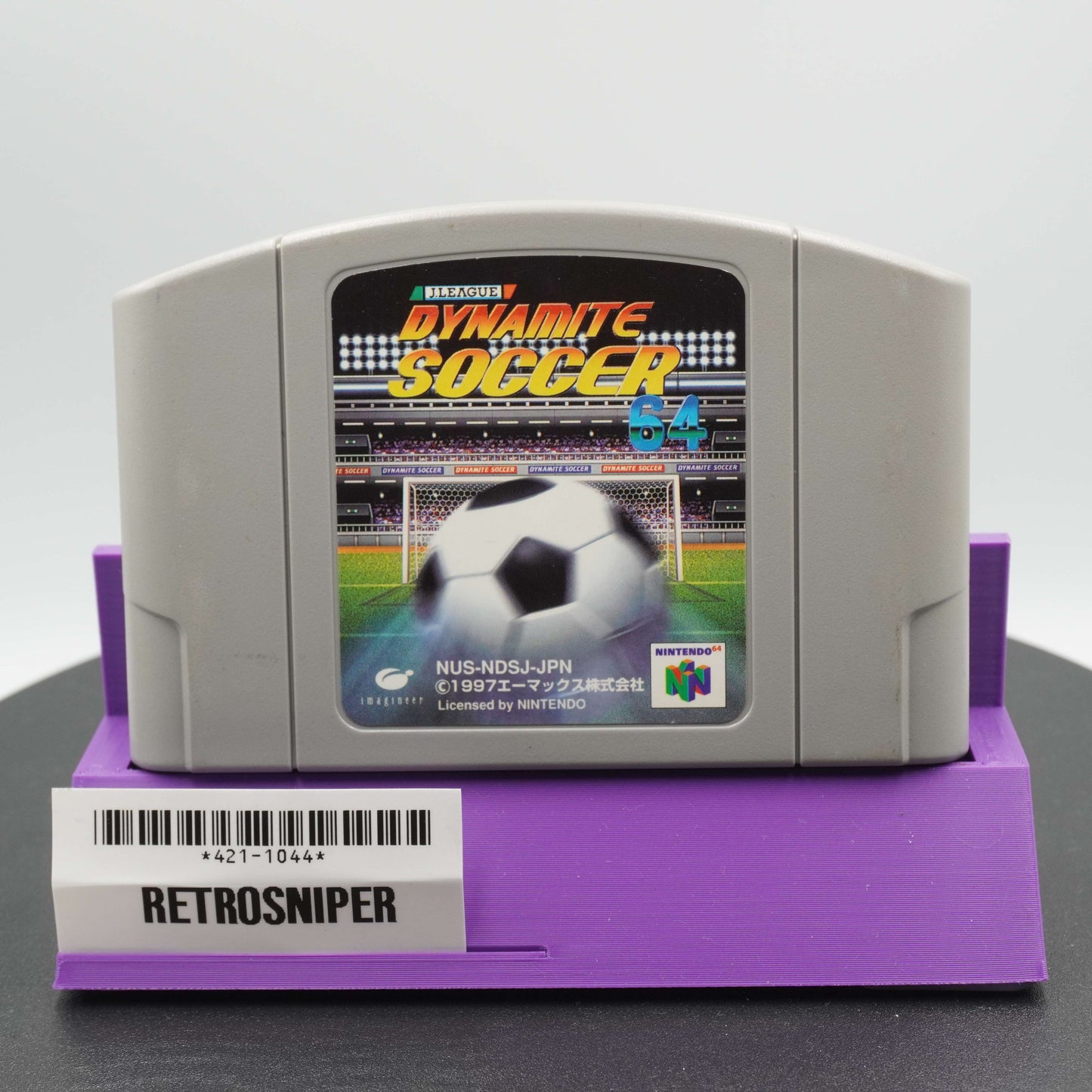 J.League Dynamite Soccer 64 (421-1044) Nintendo 64 - 1997 Japan