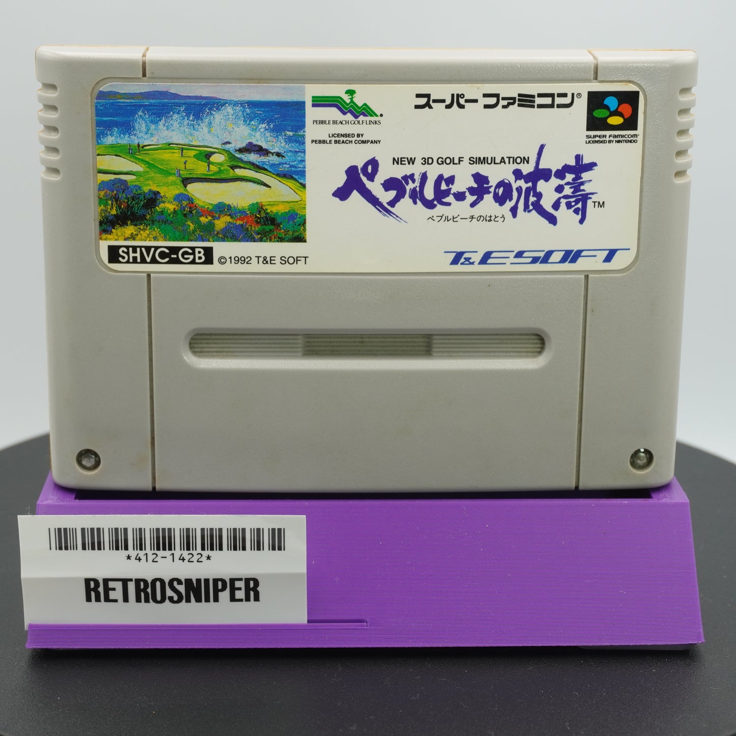 Pebble Beach no Hatou Super Famicom SNES - 1993 Japan