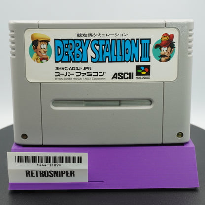 Derby Stallion III For Super Famicom SNES - 1995 JP