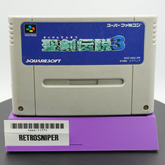 Seiken Densetsu 3 (Trials of Mana) For Super Famicom SNES - 1995 JP