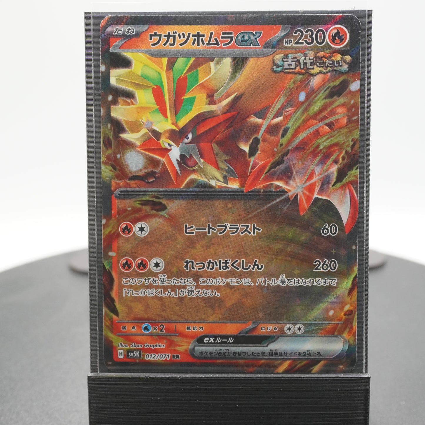 Gouging Fire EX 012/071 SV5k Wild Force Pokemon Card TCG Japanese