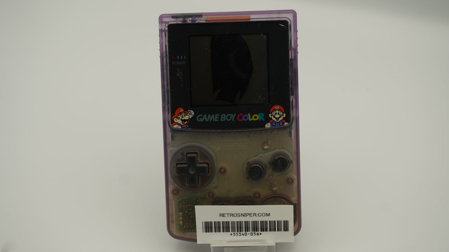 Nintendo GBC Purple JUSCO Mario Limited Edition