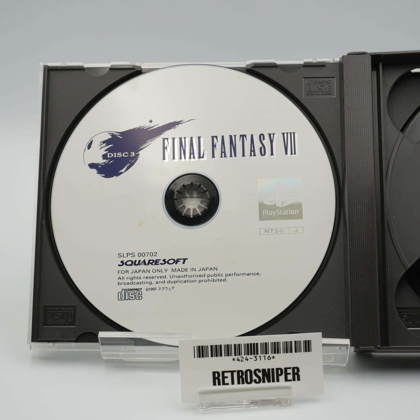 Final Fantasy VII For PlayStation - 1997 JP