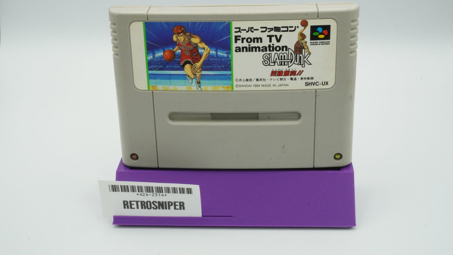 Super Famicom "Slam Dunk" Basketball Game - From TV Animation - 1994 - Rare