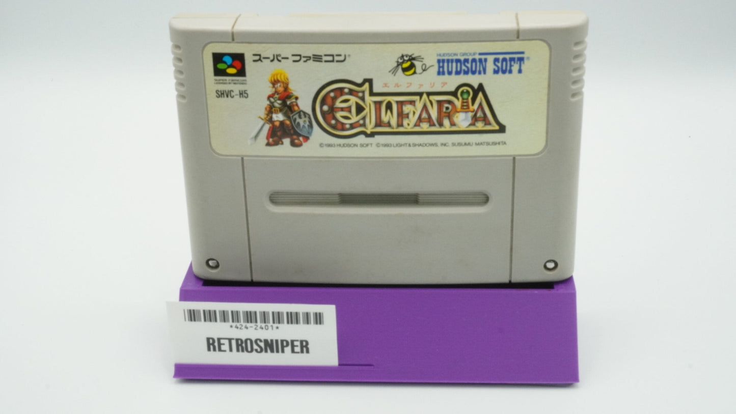 Elfaria Super Famicom Game Cartridge