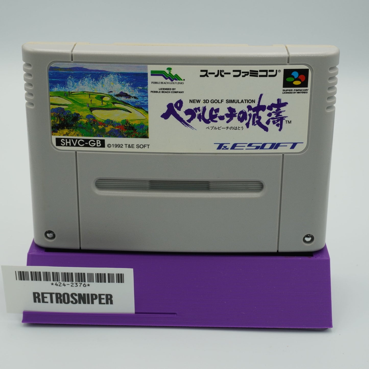 True Golf Pebble Beach no Hatou For Super Famicom SNES (SHVC-GB) - 1992 JP