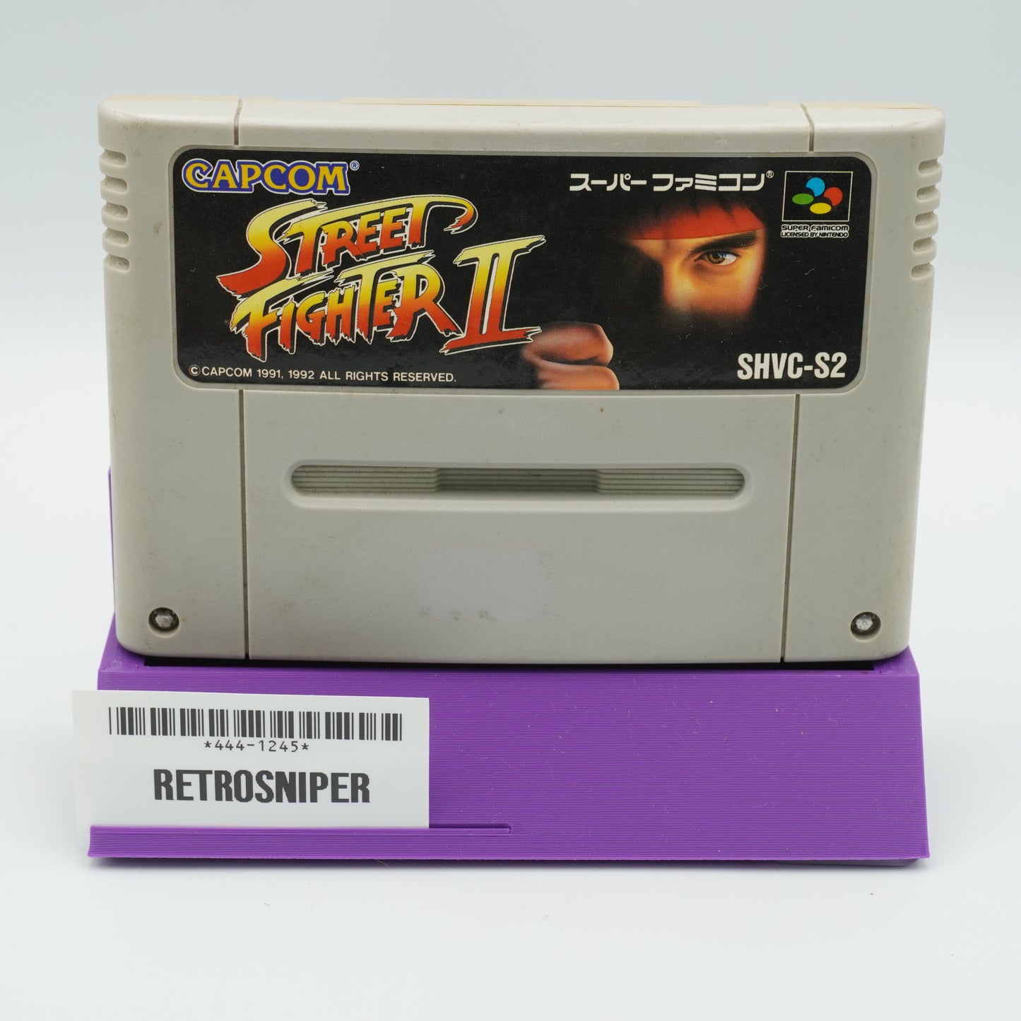 Street Fighter II For Super Famicom SNES - 1992 JP