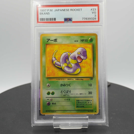 PSA 3 Ekans Rocket Gang Pokemon TCG Japanese VG 1997