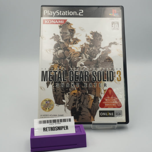 Metal Gear Solid 3: Snake Eater PS2- 2004 Japan Version