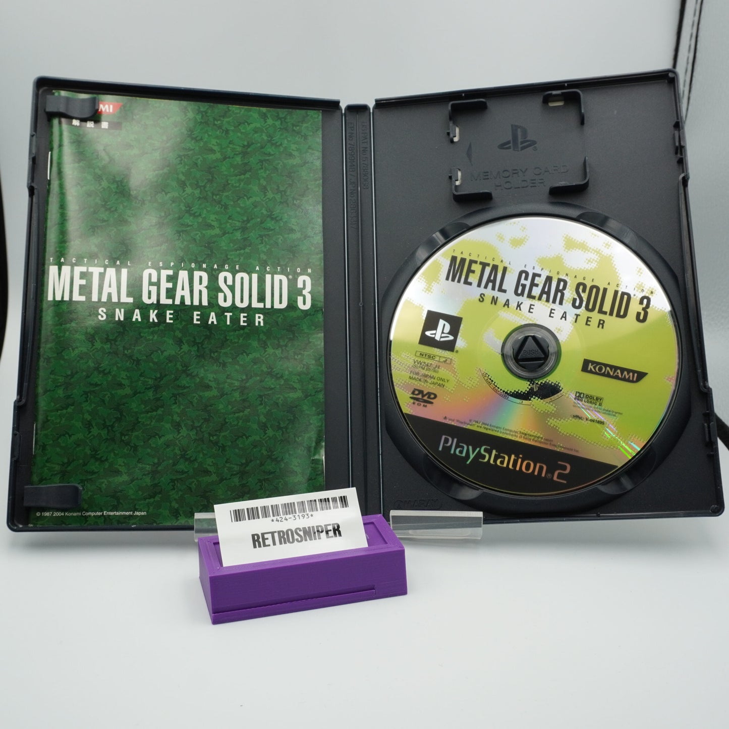 Metal Gear Solid 3: Snake Eater PS2- 2004 Japan Version