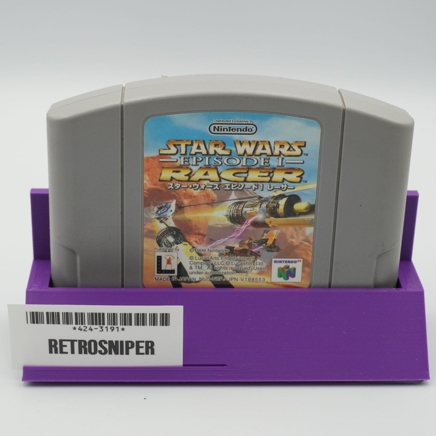 Star Wars Episode 1 Racer For N64 (NUS-NFZJ-JPN) - 1999 JP