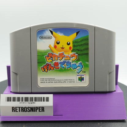 Pikachu Genki Dechu (111-1269) Nintendo 64 - 1998 Japan