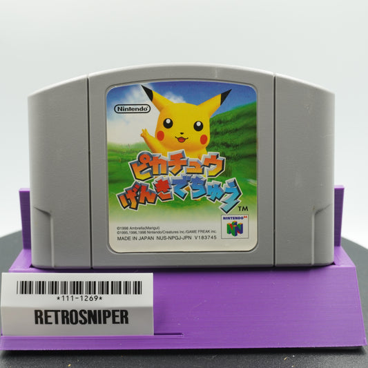 Pikachu Genki Dechu (111-1269) Nintendo 64 - 1998 Japan