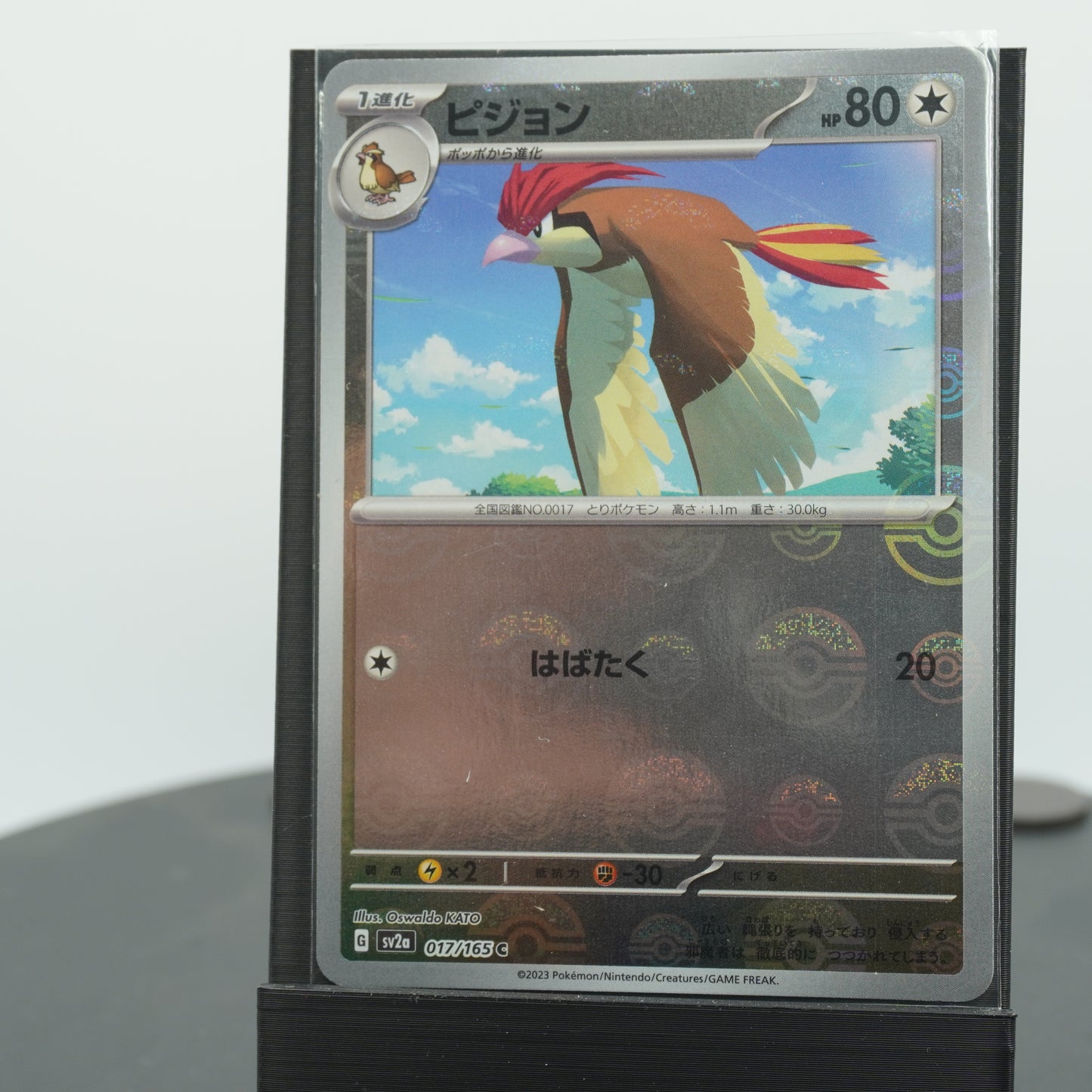 Pidgeotto Reverse Holo C 017/165 SV2a 151 Pokemon Card Japanese